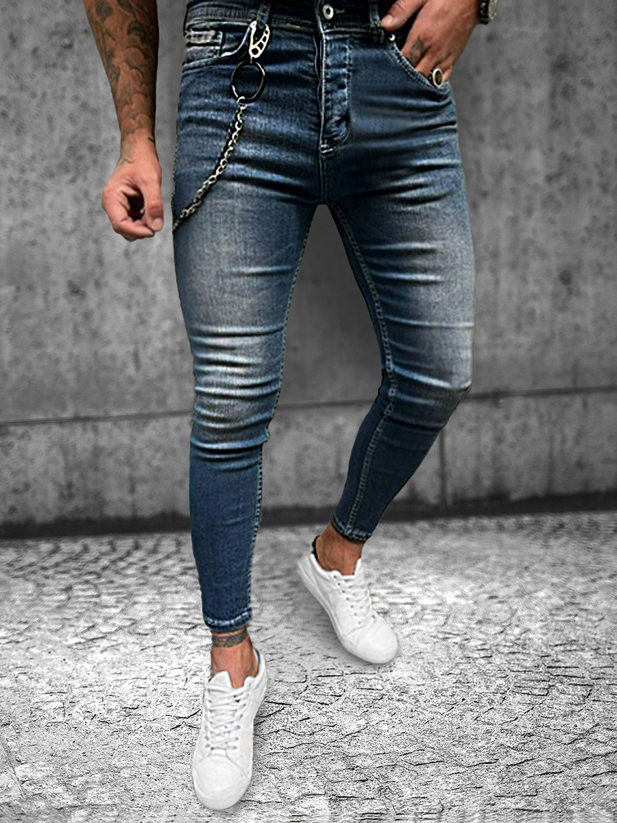 Herren Jeanshose Blau Ozonee O Sp Ozonee