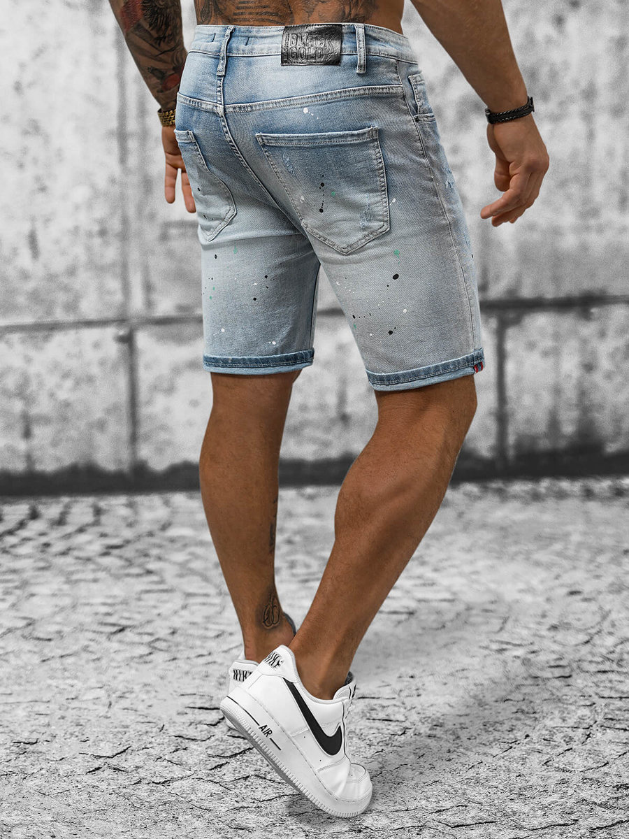 Herren Shorts Hellblau OZONEE NB MP0262BC OZONEE