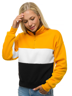 Damen Sweatshirt Gelb OZONEE JS/KSW2021