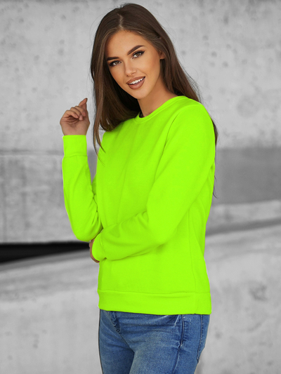 Damen Sweatshirt Grün-Neon OZONEE JS/W01Z
