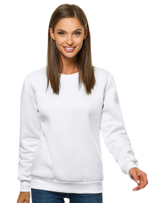 Damen Sweatshirt Weiß OZONEE JS/W01Z