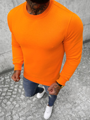 Herren Sweatshirt Orange OZONEE JS/2001-10Z