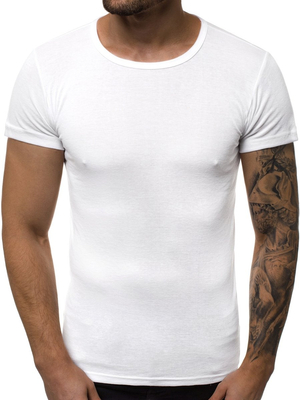 Herren T-Shirt Weiß OZONEE JS/NB003