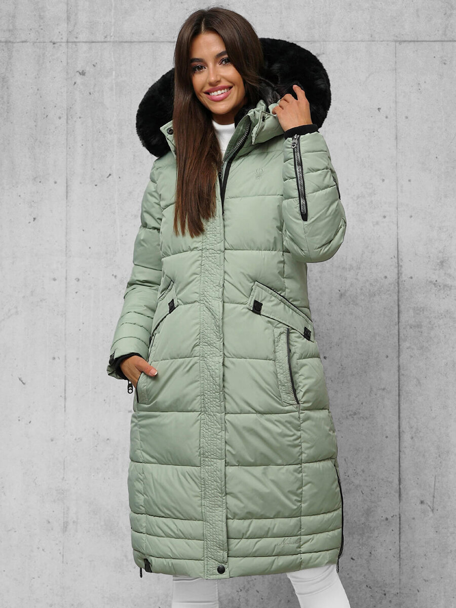 Ozonee Damen Jacke Mintgrün OZONEE O/W377