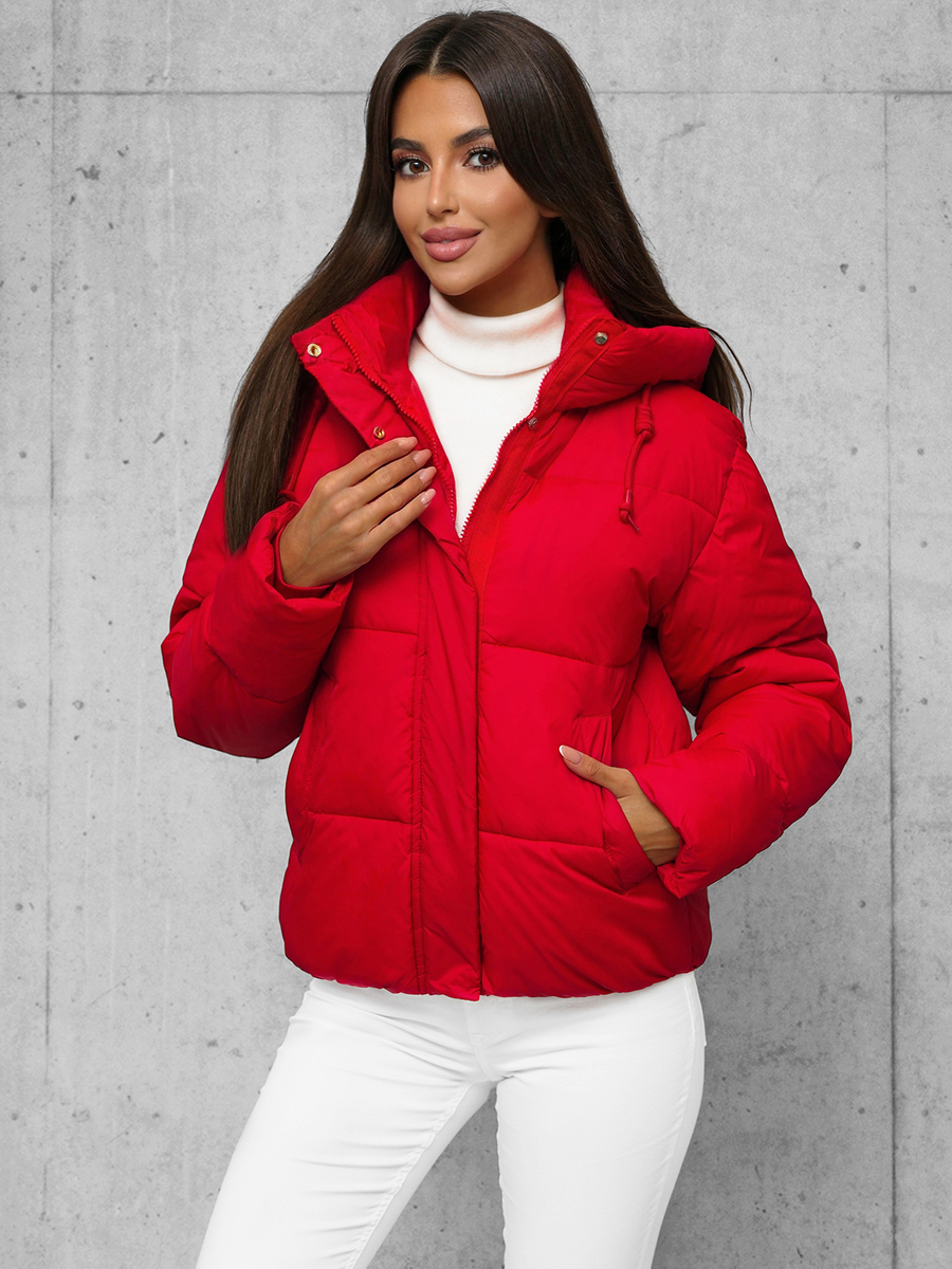 Ozonee Damen Jacke Rot OZONEE JS/16M9188/270