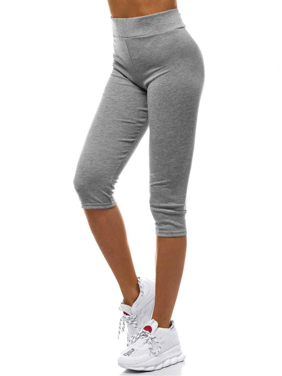 Ozonee Damen Leggings Grau OZONEE JS/1045/A3