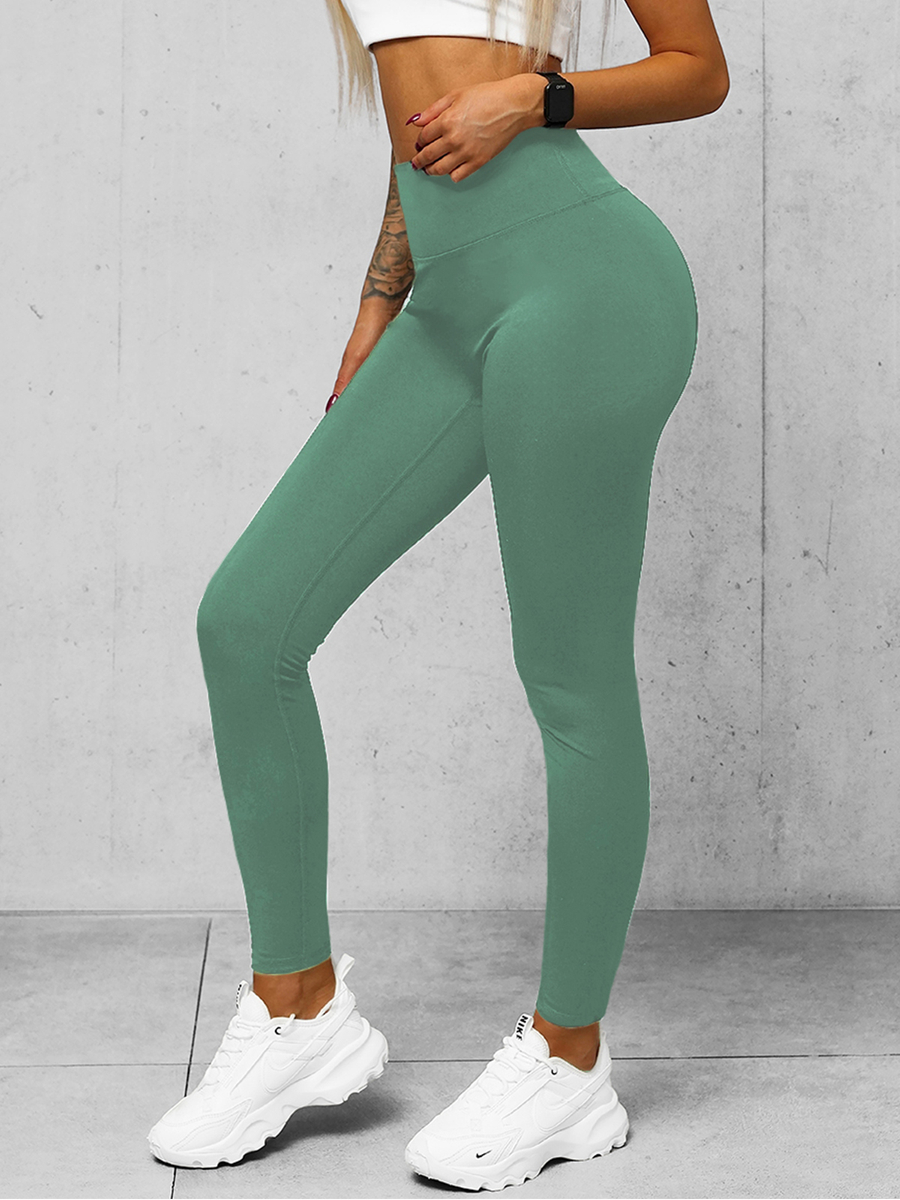 Ozonee Damen Leggings Mintgrün O/K9-J