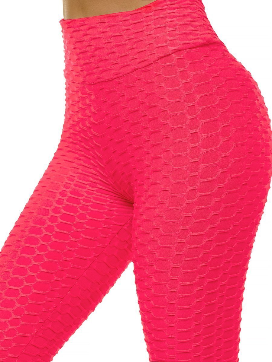 Damen Leggings Schwarz-Pink OZONEE O/20432Z