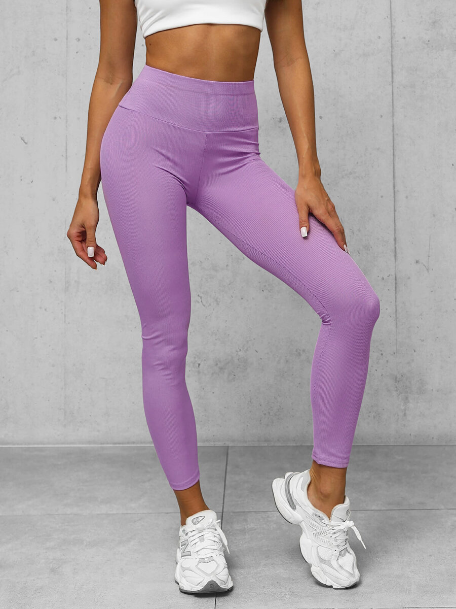 Ozonee Damen Leggings Violett OZONEE O/ZCH2280