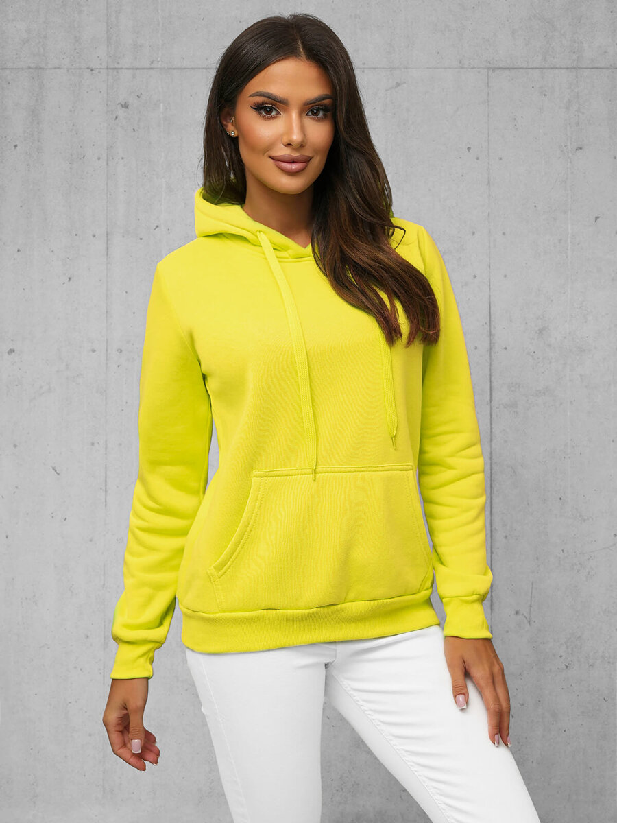 Ozonee Damen Sweatshirt Gelb-Neon OZONEE JS/W02Z