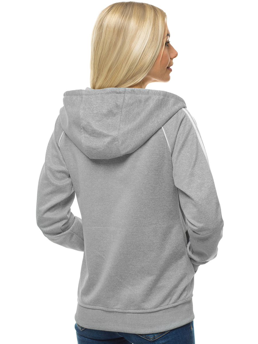 Damen Sweatshirt Grau OZONEE JS/JK88120/2 OZONEE