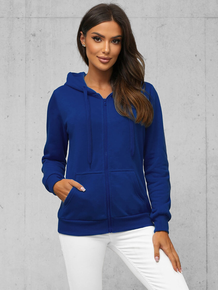 Ozonee Damen Sweatshirt Kobalt/2 OZONEE JS/W03/66Z