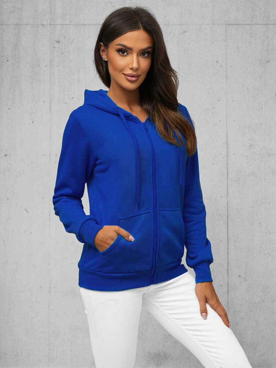 Ozonee Damen Sweatshirt Kobalt OZONEE JS/W03Z