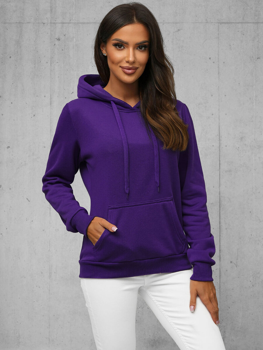 Ozonee Damen Sweatshirt Violett OZONEE JS/W02Z