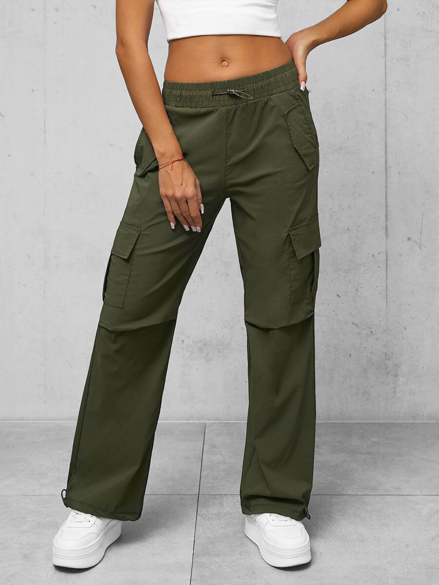 Ozonee Damenhosen Khaki OZONEE O/TT00393