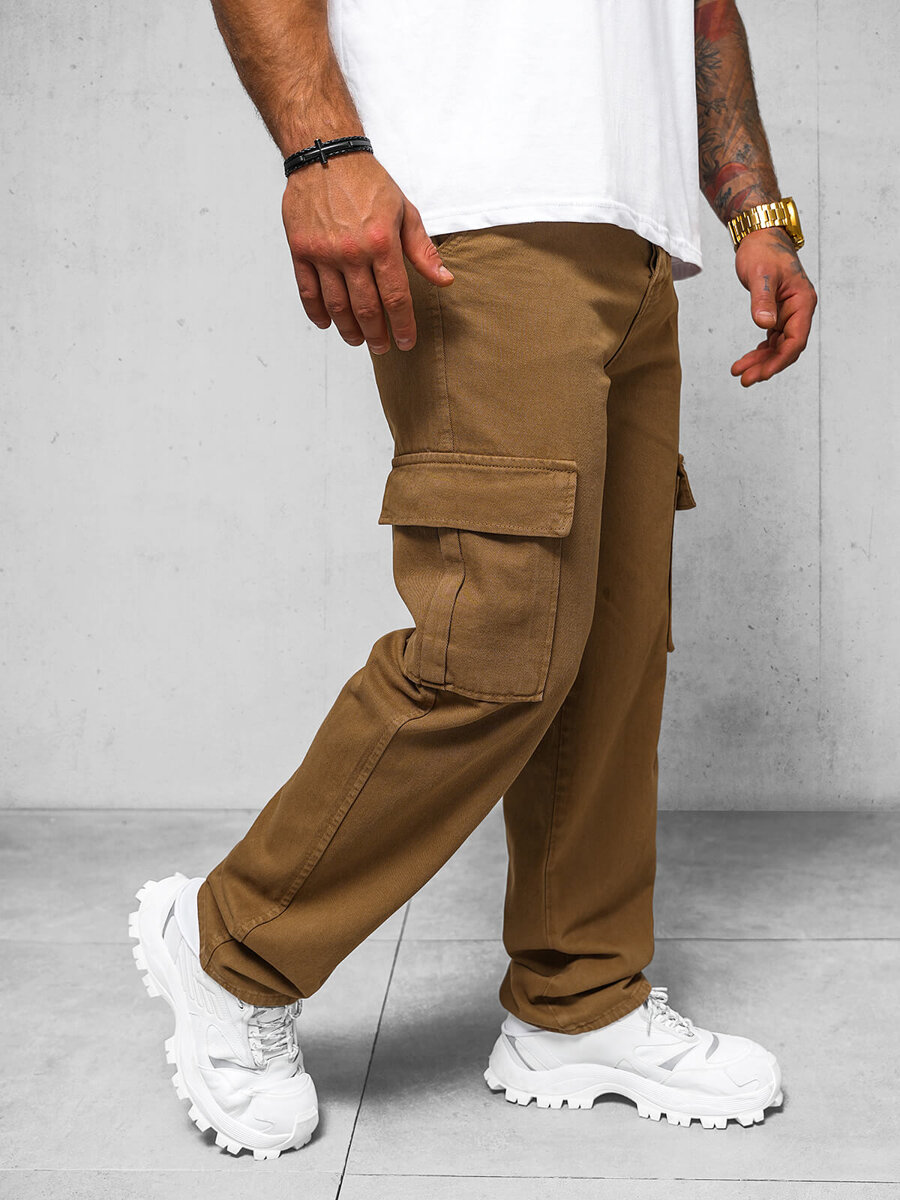 Ozonee Herren Hose Braun OZONEE DO/4001