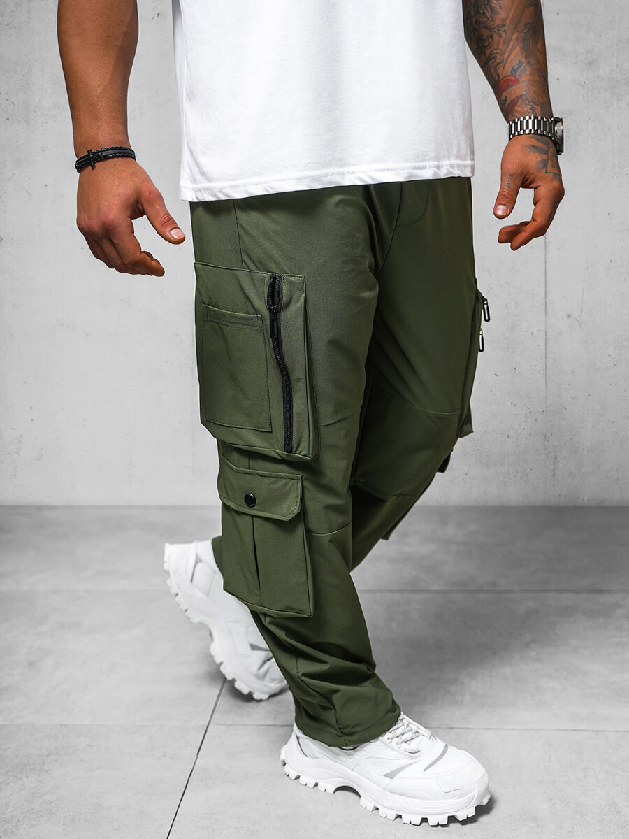 Ozonee Herren Hose Khaki OZONEE O/PS5527