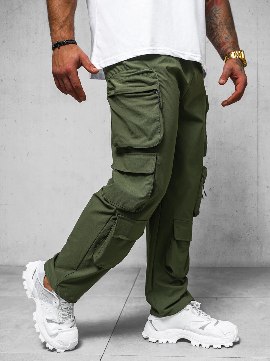 Ozonee Herren Hose Khaki OZONEE O/PS5528