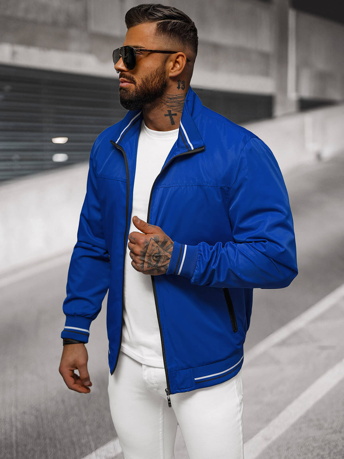 Blaue jacke herren Clearance