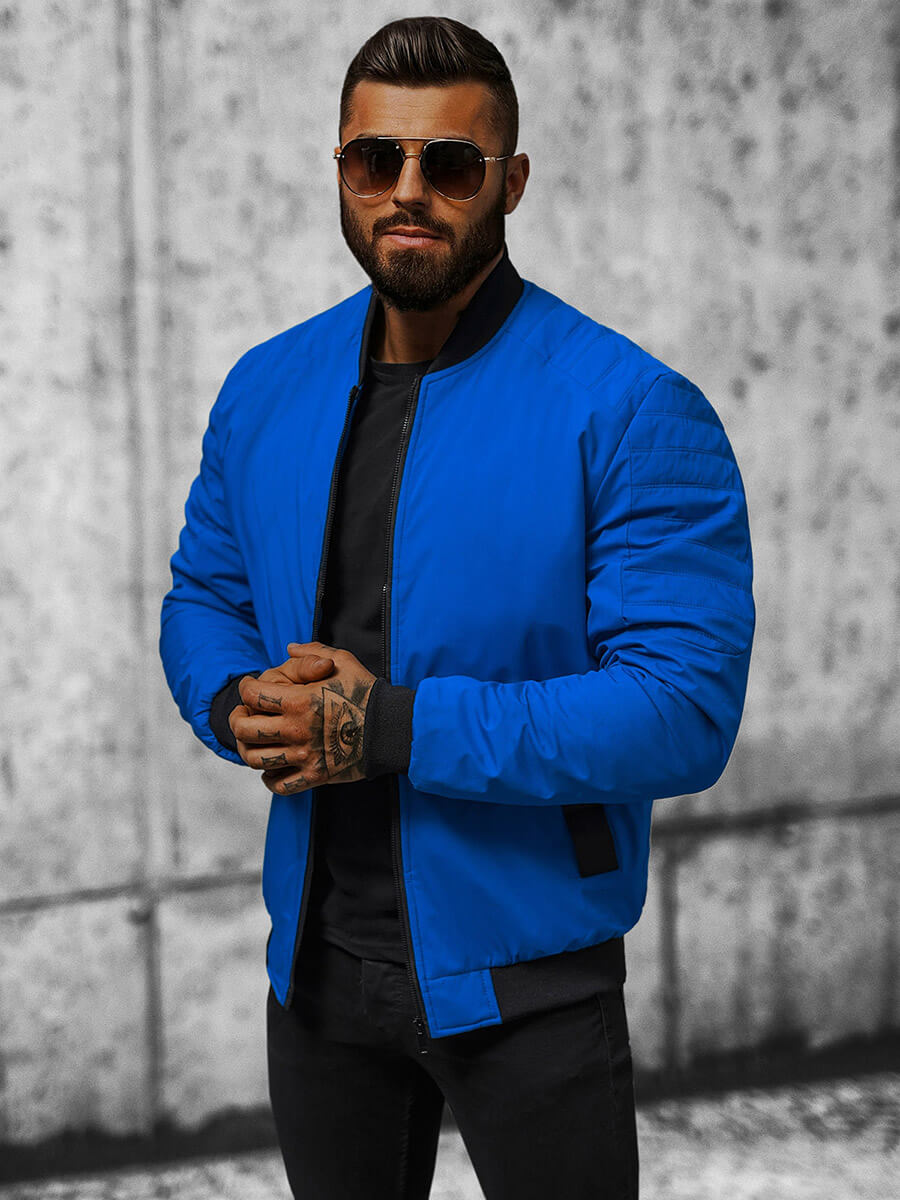 Ozonee Herren Jacke Blau OZONEE JS/84M3007/184