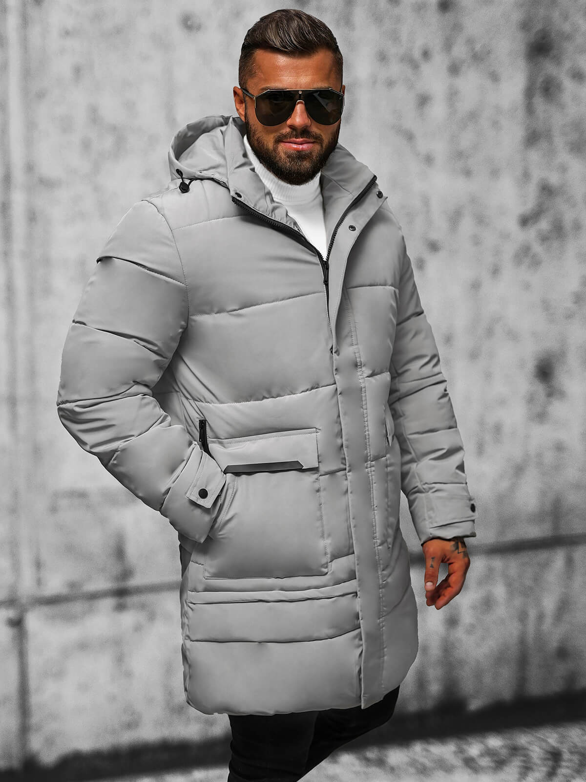 Graue jacke herren Clearance