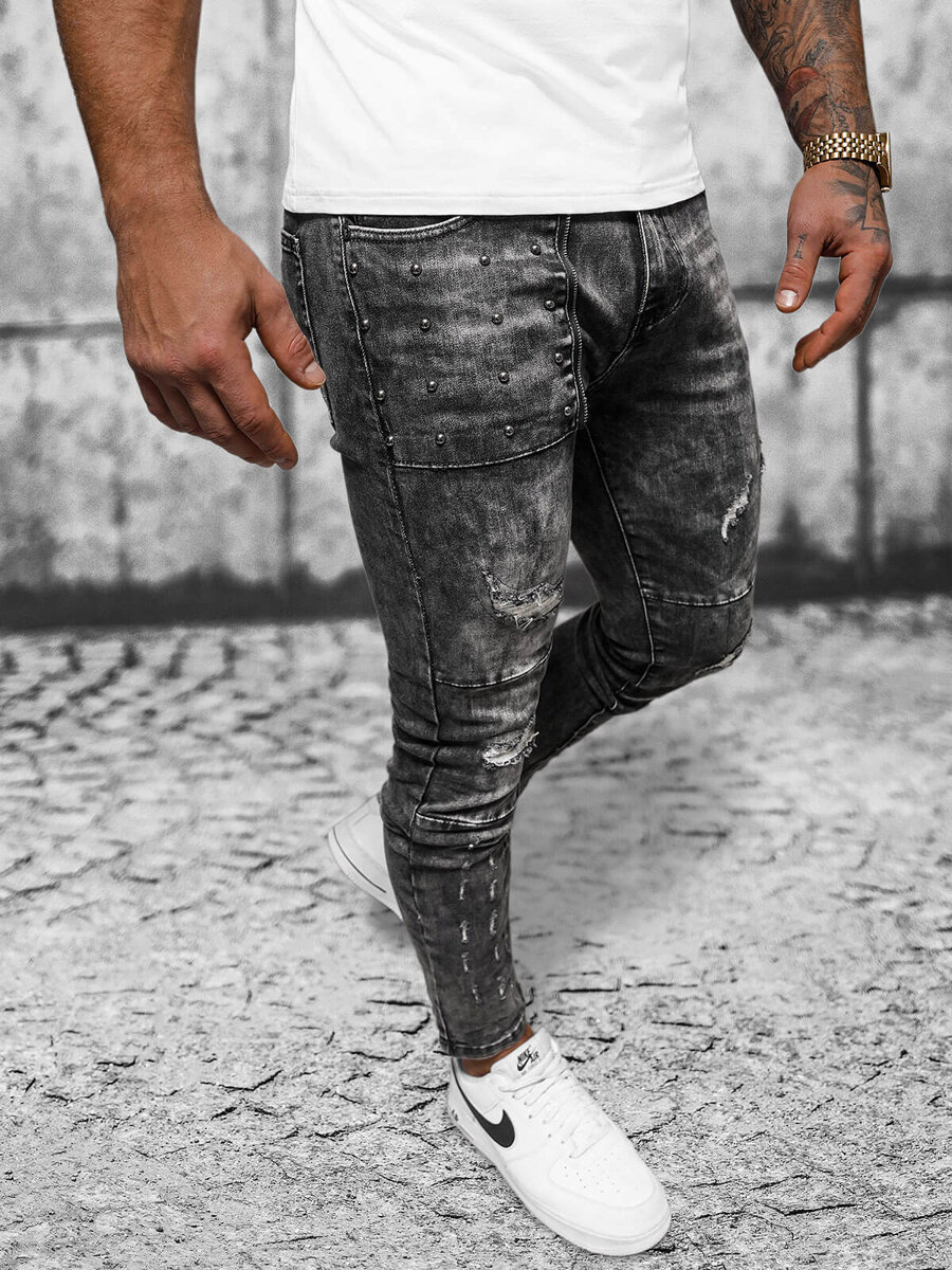 Ozonee Herren Jeanshose Anthrazit OZONEE DR/TF216