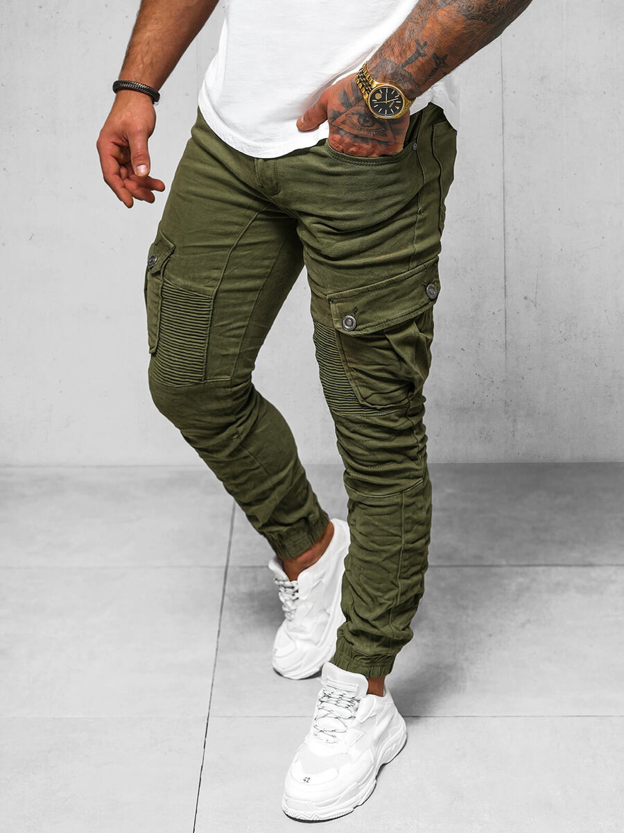 Ozonee Herren Jogger Hose Grün OZONEE O/E6979J