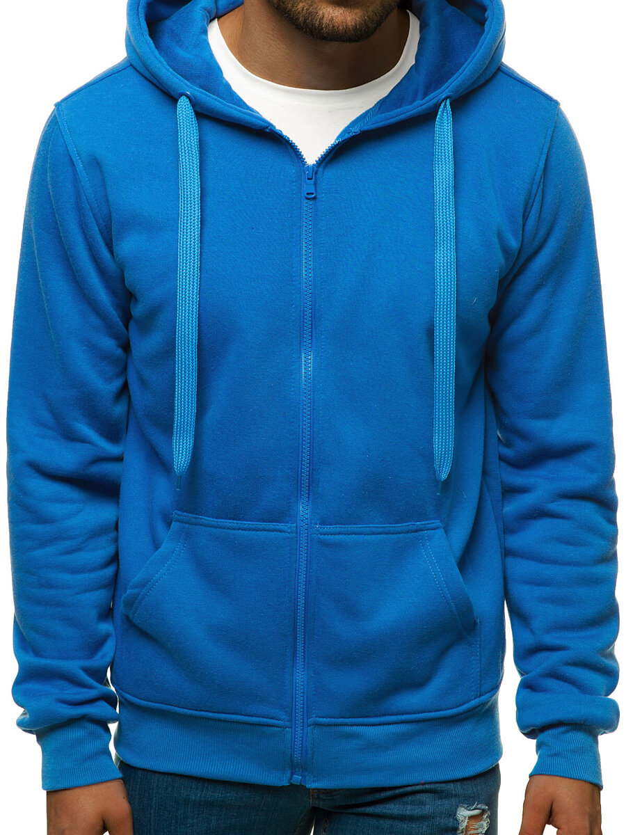 Ozonee Herren Kapuzenpullover Blau OZONEE JS/2008