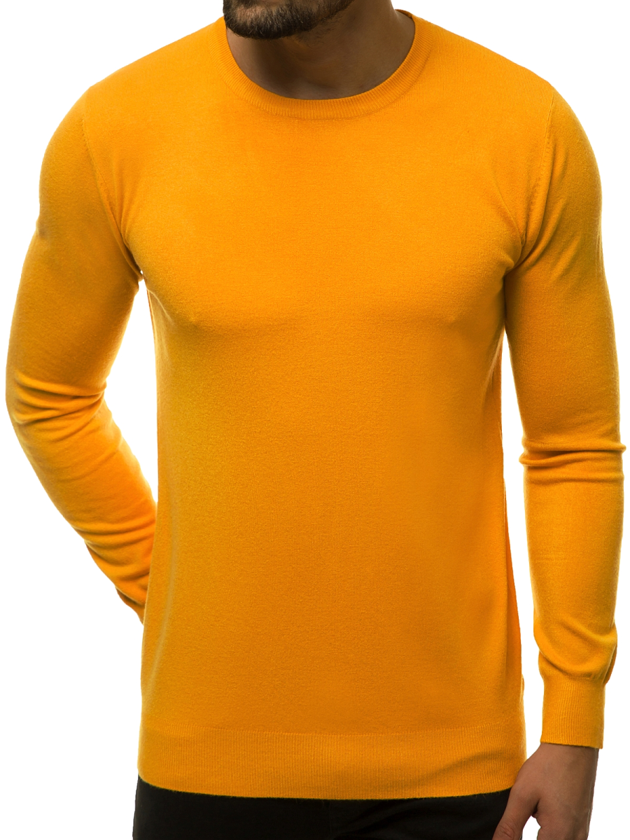 Ozonee Herren Pullover Gelb OZONEE TMK/YY01/17