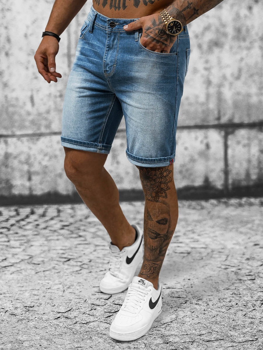 Ozonee Herren Shorts Blau OZONEE NB/MP0264BC