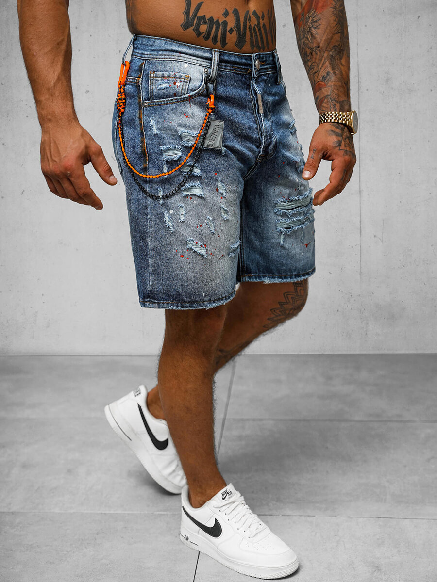 Ozonee Herren Shorts Blau OZONEE O/VIP-2412