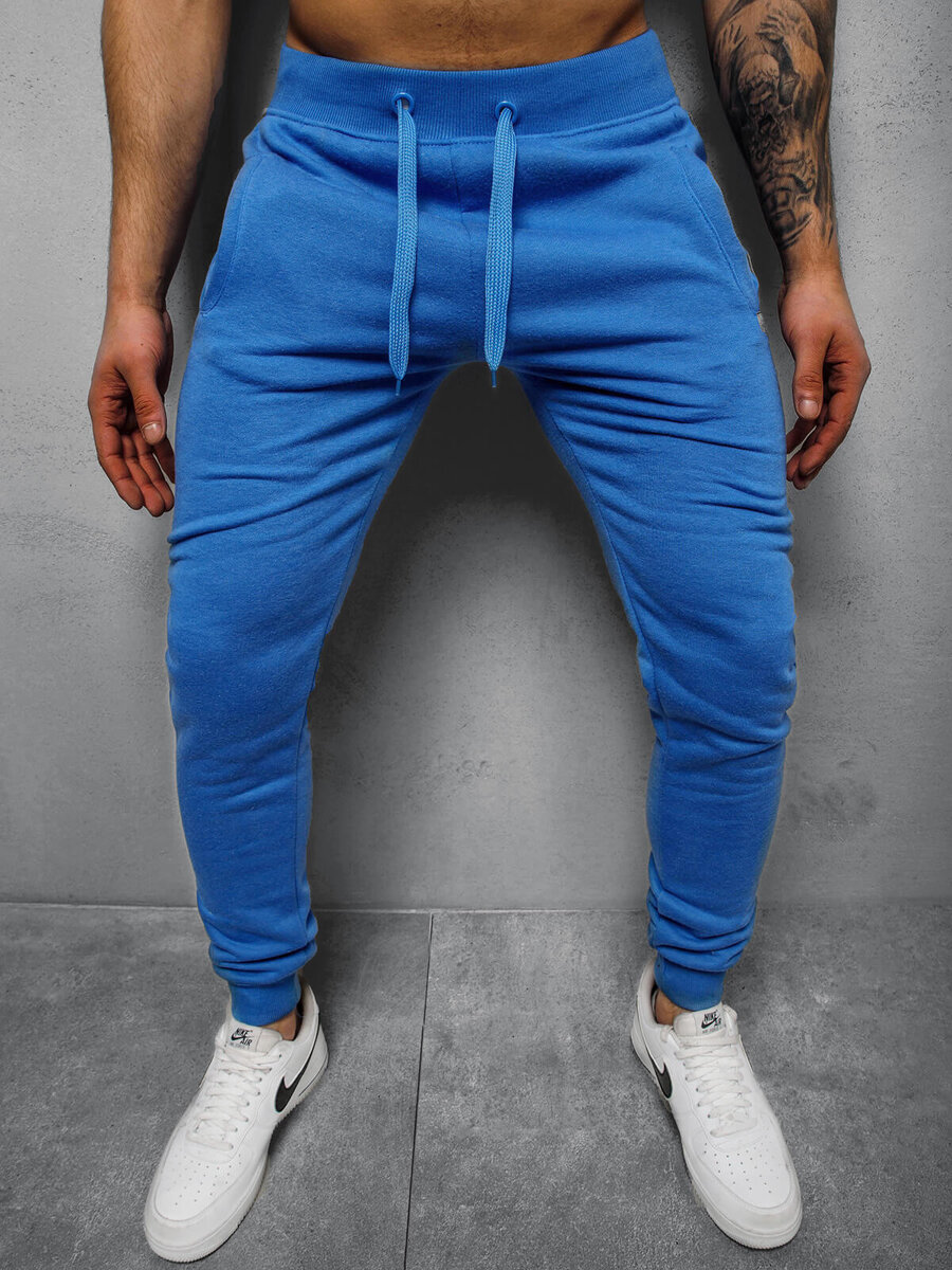 Ozonee Herren Sporthose Blau OZONEE JS/XW01Z