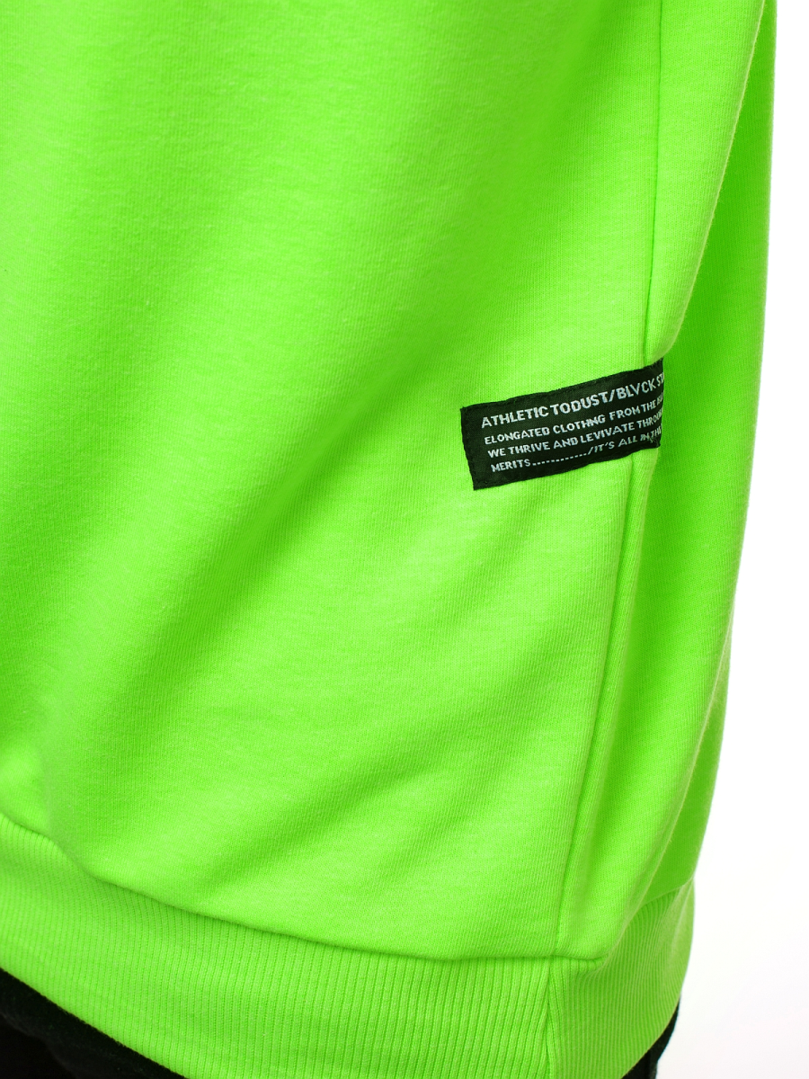 neon grüner hoodie herren