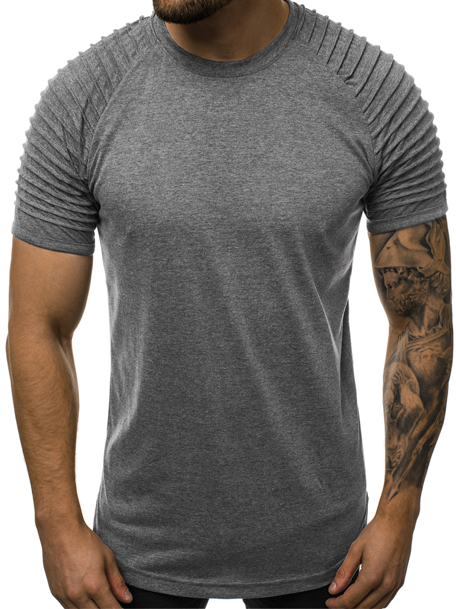 Herren T-Shirt Dunkelgrau OZONEE O/1256/20 | OZONEE