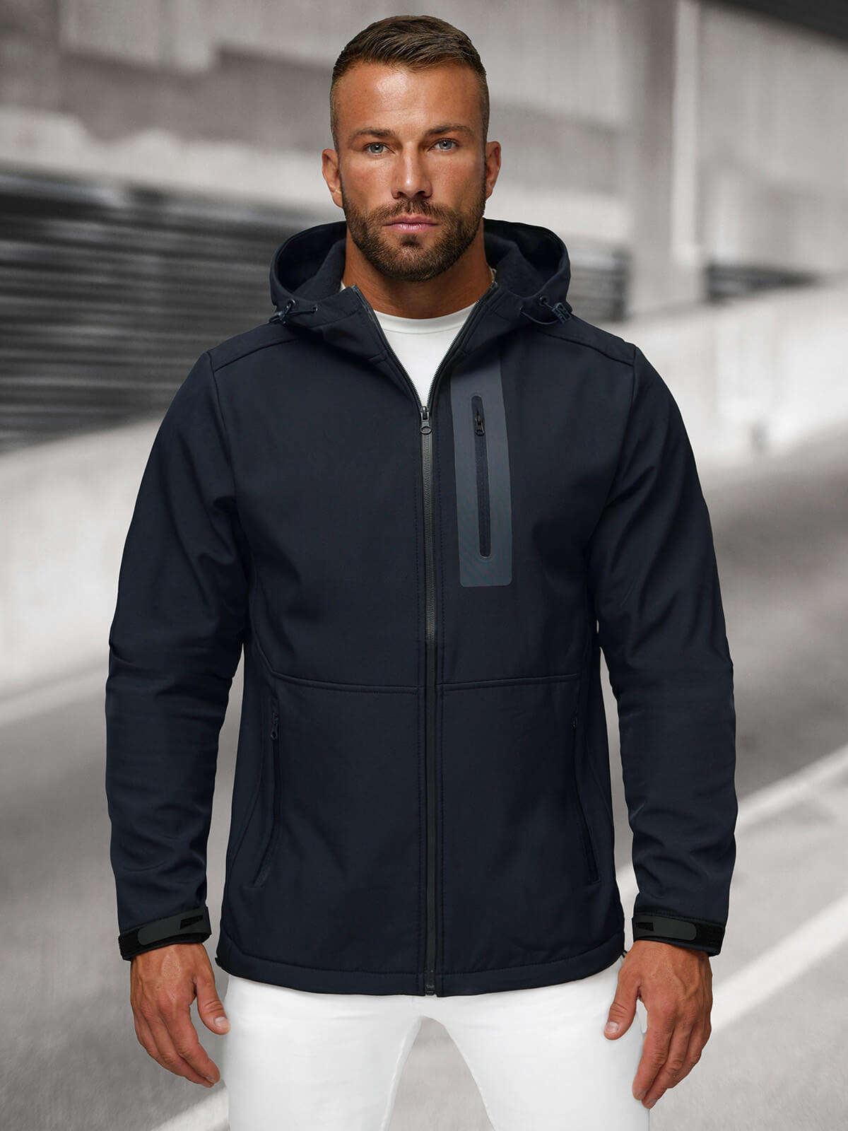 Ozonee Herren Übergangsjacke Dunkelblau OZONEE JS/27B6513/25