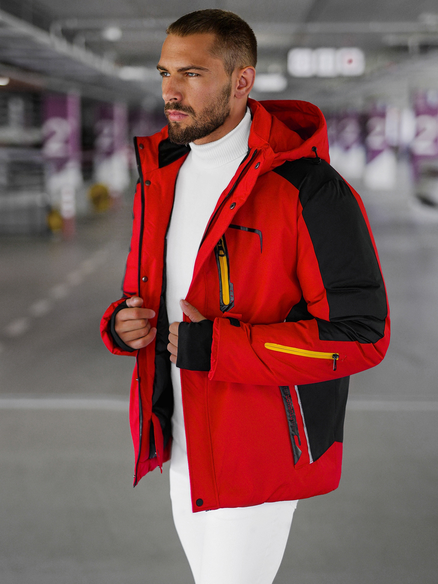 Ozonee Herren Winterjacke Rot OZONEE JS/91M9905/270