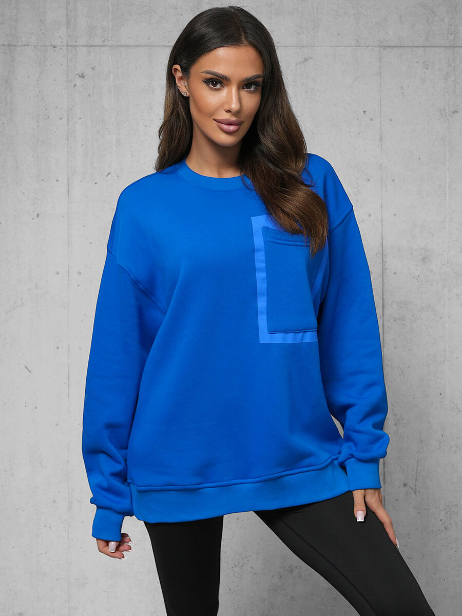 Ozonee Sweatshirt Blau OZONEE O/SWE23004Z