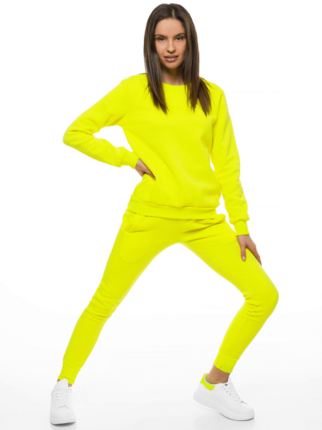 Damen Trainingsanzug Gelb-Neon OZONEE 16