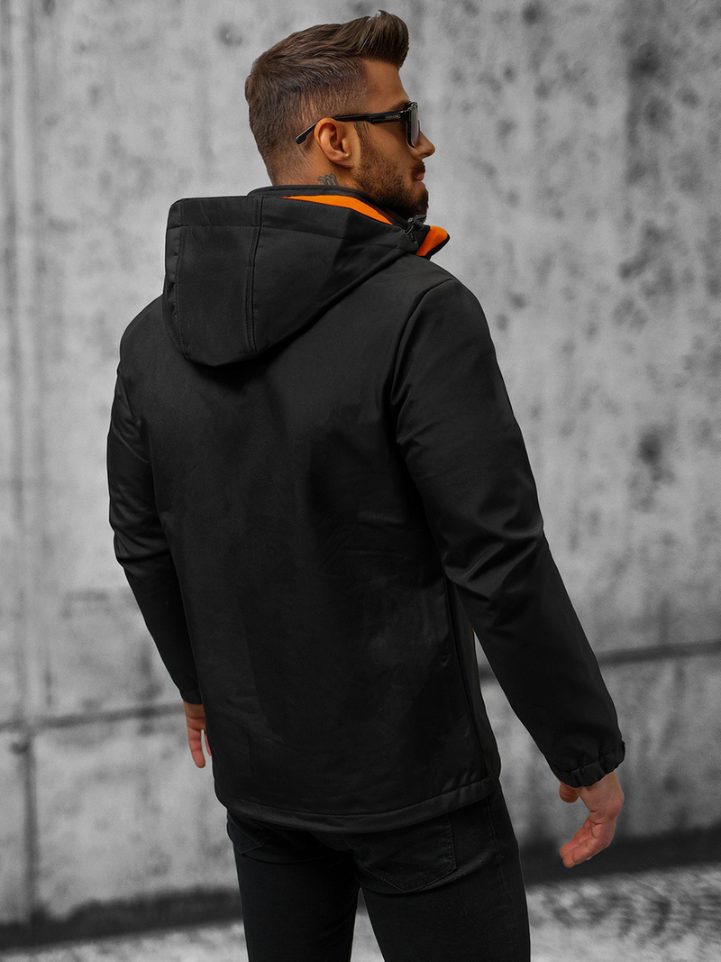 softshell jacke herren kapuze schwarz