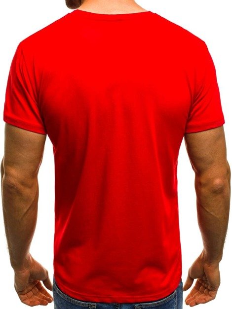 OZONEE 1957 Herren T-Shirt Rot