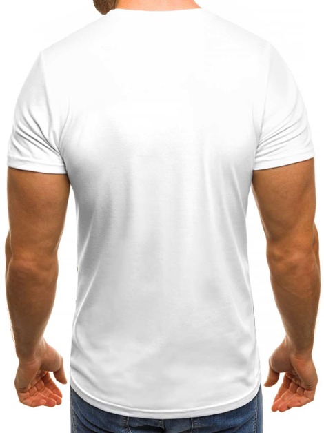 OZONEE JS/SS319 Herren T-Shirt Weiß