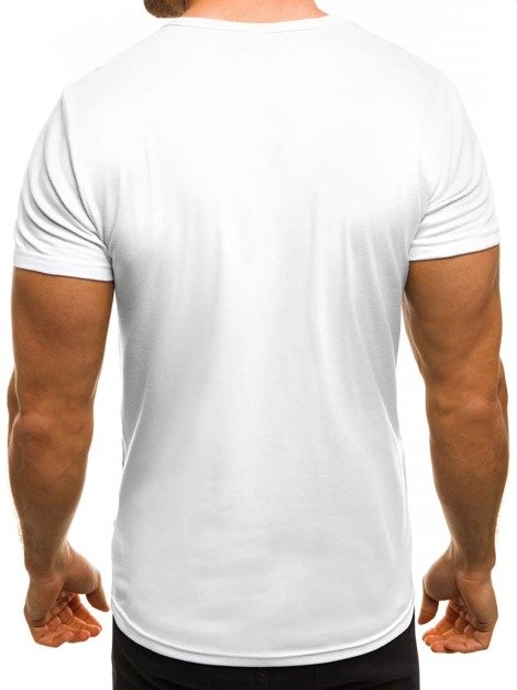 OZONEE JS/SS351 Herren T-Shirt Weiß