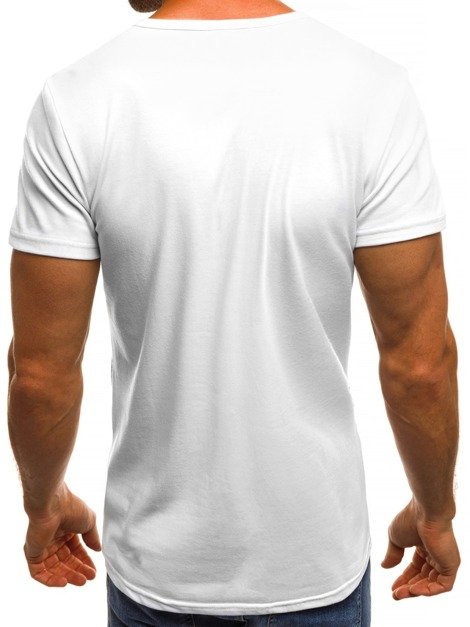 OZONEE JS/SS533 Herren T-Shirt Weiß