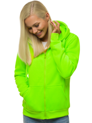 Damen Sweatshirt Grün-Neon OZONEE JS/W03Z