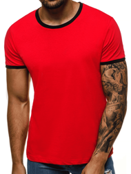 Herren T-Shirt Rot OZONEE O/1177 