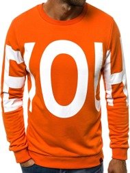 OZONEE A/0968 Herren Sweatshirt Orange