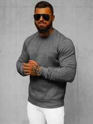 Herren Sweatshirt Dunkelgrau OZONEE JS/2001-10Z