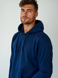 Herren Kapuzenpullover Indigo OZONEE JS/2009/66Z