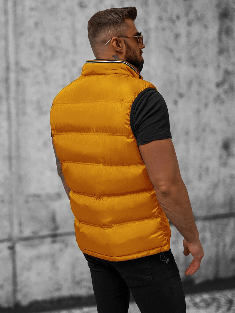 Herren Weste Gelb OZONEE N/7131Z