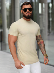 Herren T-shirt Hellbeige OZONEE NB/MT3001Z